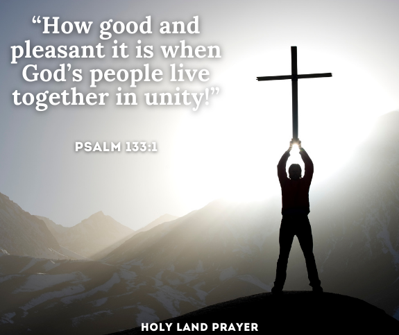 How good and pleasant it is when God’s people live together in unity! Psalm 133:1